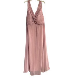 ROII Womens Peach Maxi Dress Size 4XL